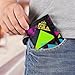 CFZZNYESQF Fashion Slim 80s 90s Memphis Geometric Wallets for Unisex, Trifold Wallet with Multiple Card Slots And ID Holder, Fold Wallet for Travel Accessories