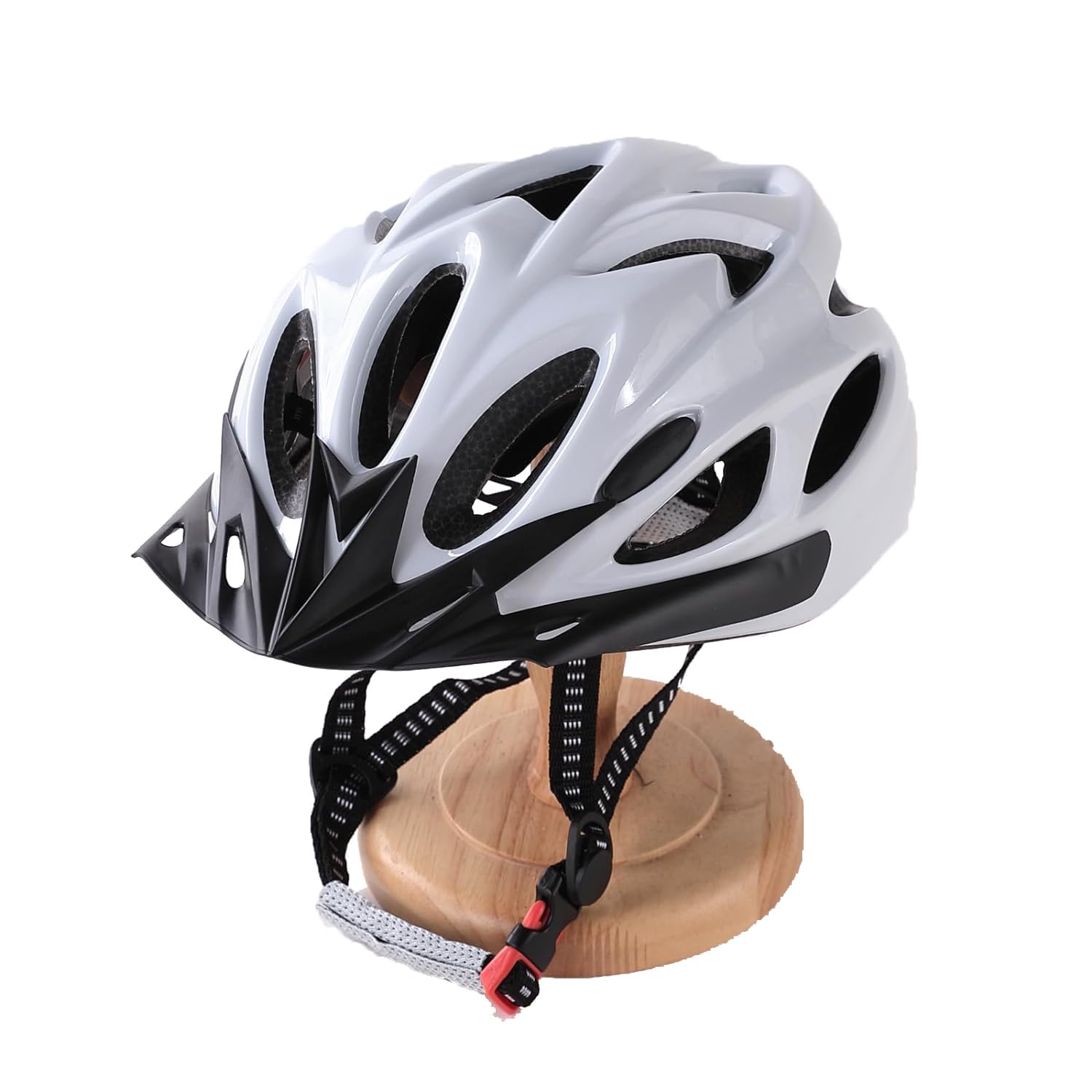 Kuber Industries Cycling Helmet with Detachable Visor|Helmet for Mountain, Road Bike & Skating|Breathable & Adjustable Bicycle Helmet|Ideal for Adults and Kid-Pack of 6 (White) (B0CN1936MD) Amazon Price History, Amazon Price Tracker
