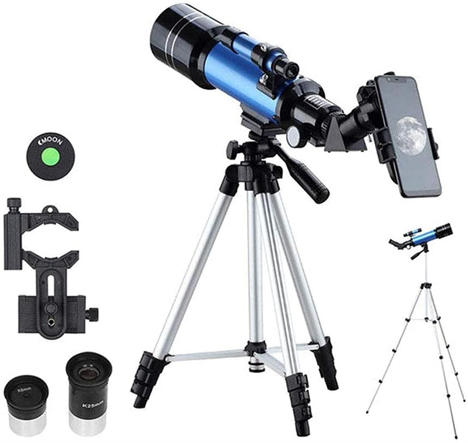 天体望遠鏡 TELMU F40070M F40070M Telescope Astronomical Monocular With Tripod Refractor