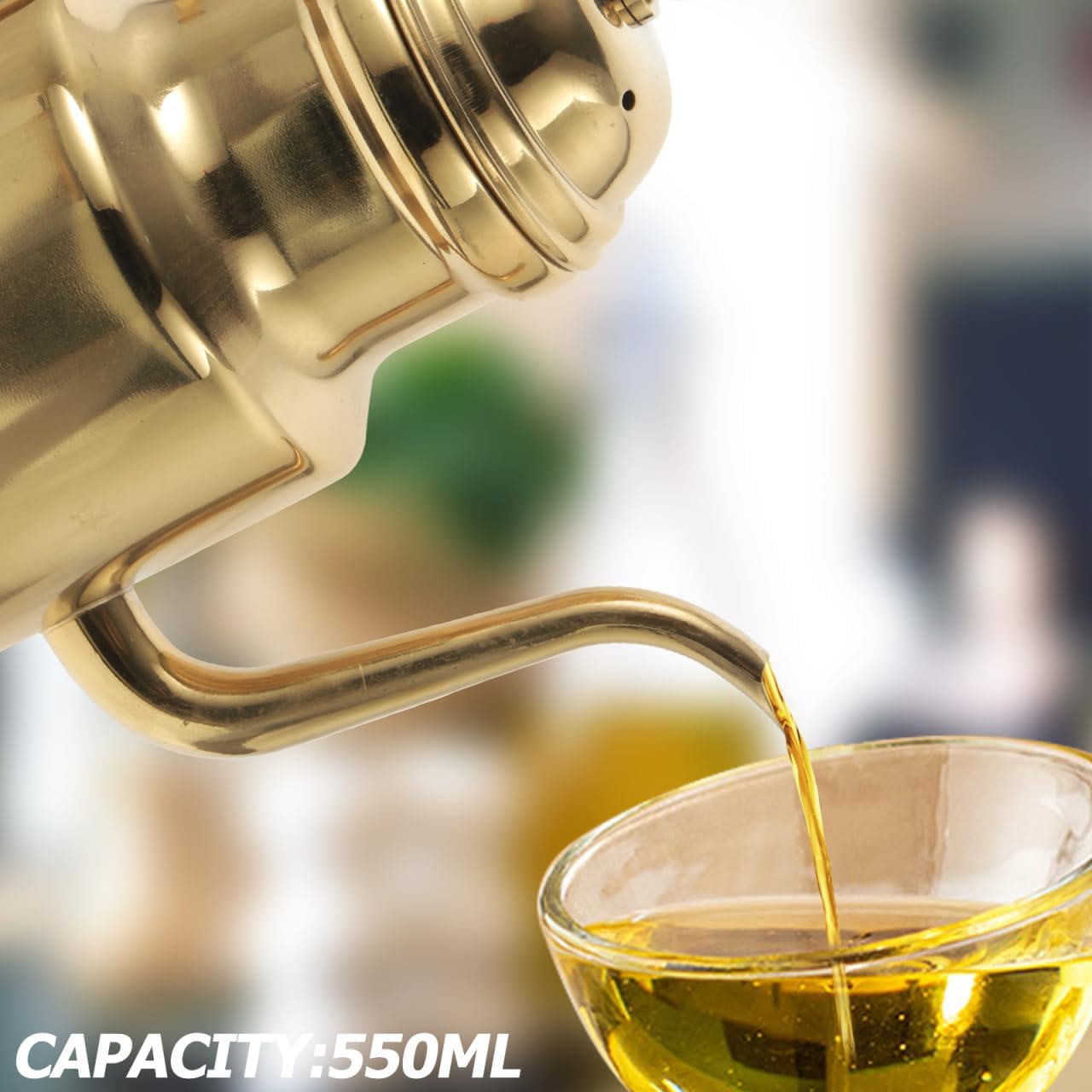 Cabilock 24Oz Stainless Steel Household Oil Dispenser Set with Removable Lid and Non-Slip Base Kitchen Oil Vinegar Container for Cooking and Frying Convenient Multi-Function Container Bottles