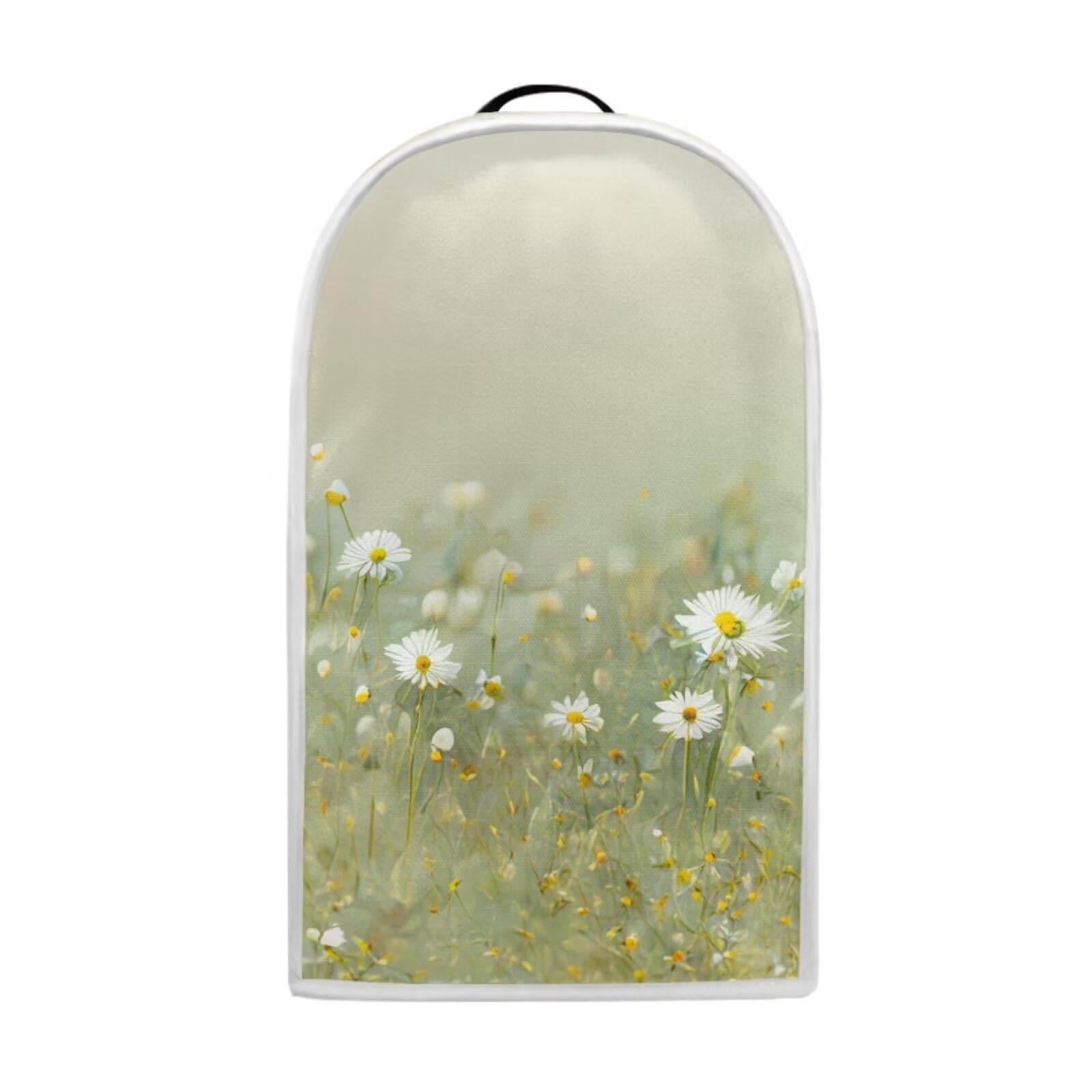 Blender Cover Kitchen Appliance Cover with Top Handle Anti Fingerprint Dust Protection Washable Coffee Machine Cover Food Processor Dust Cover Stand Mixer Cover, Daisy Floral Green