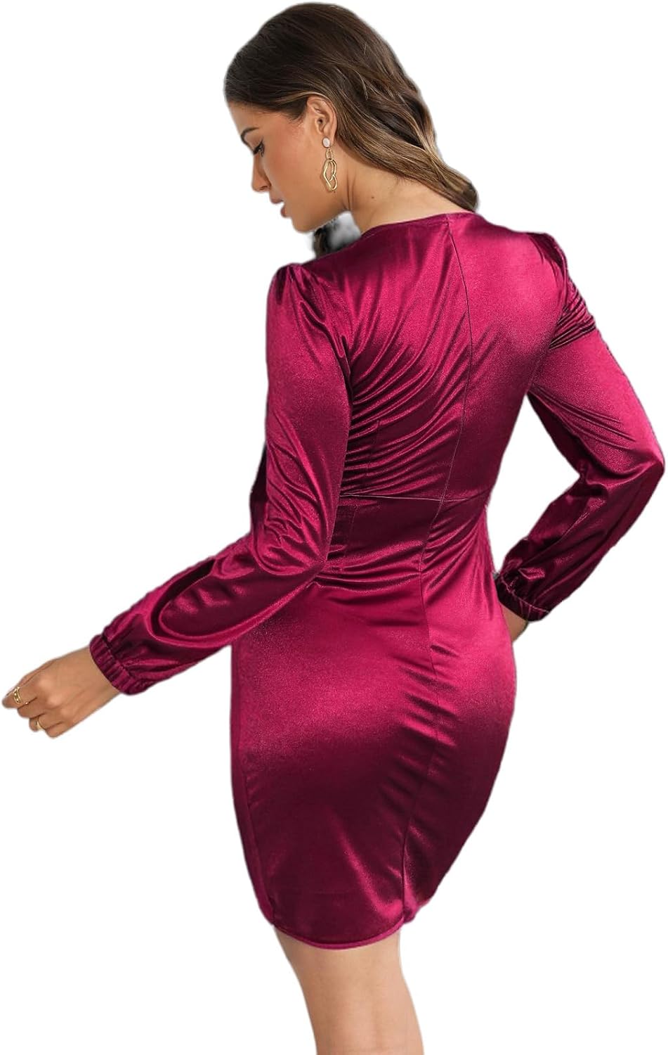 LightlyKiss Women's Wedding Guest Dress Twist Front Formal Party Cute Dress Women Front Formal Party Cute Dresses - Image 6