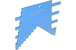 Uonlytech Depth Gauge Table Saw Setup Blocks