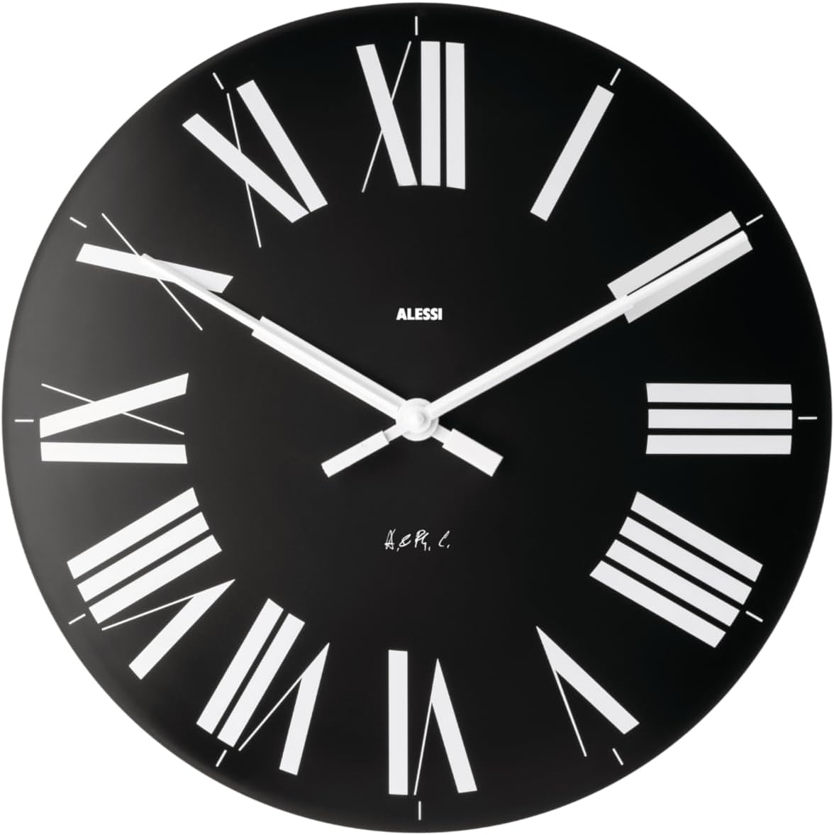 Alessi "Firenze Wall Clock, Black