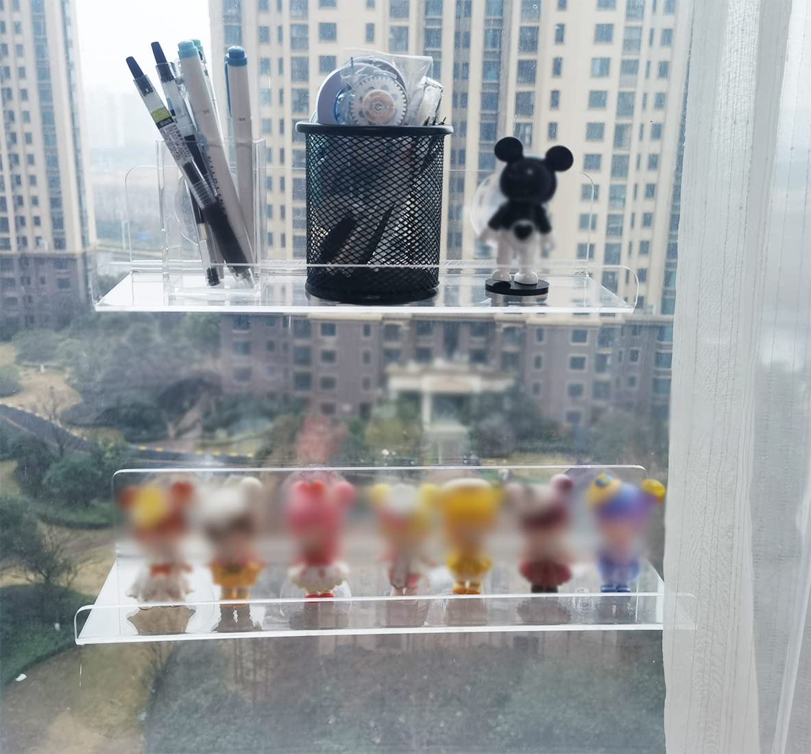 Estante Colgante Para Plantas De Acrílico Transparente - 3 Niveles, Para Ventana, Cocina O Jardín Interior