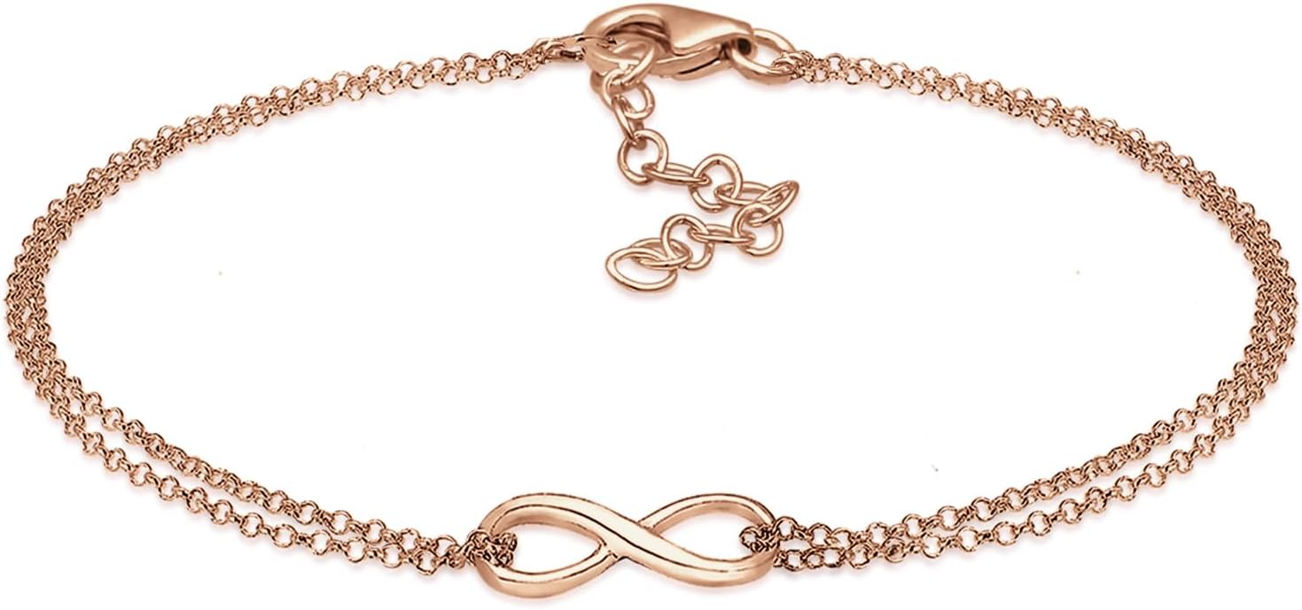 Bracelet Women Infinity Symbol Trend in 925 Sterling Silver