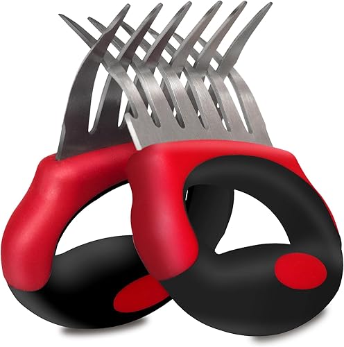 LSENLTY Garras trituradoras de carne, garras de barbacoa para triturar carne, herramienta trituradora de carne apta para lavavajillas, resistente