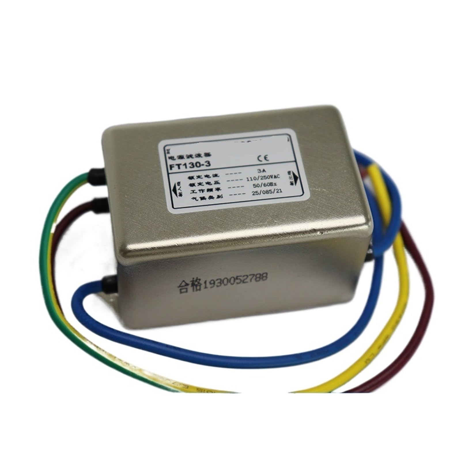Filtro monofásico CA 220V FT130-3A de tres etapas tipo lead para PLC