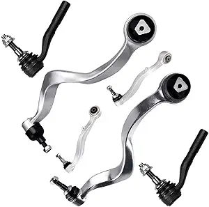 SCITOO 6-Piece Front Suspension Kit for BMW 7 Series (Control Arms Ball Joints Tie Rod Ends)