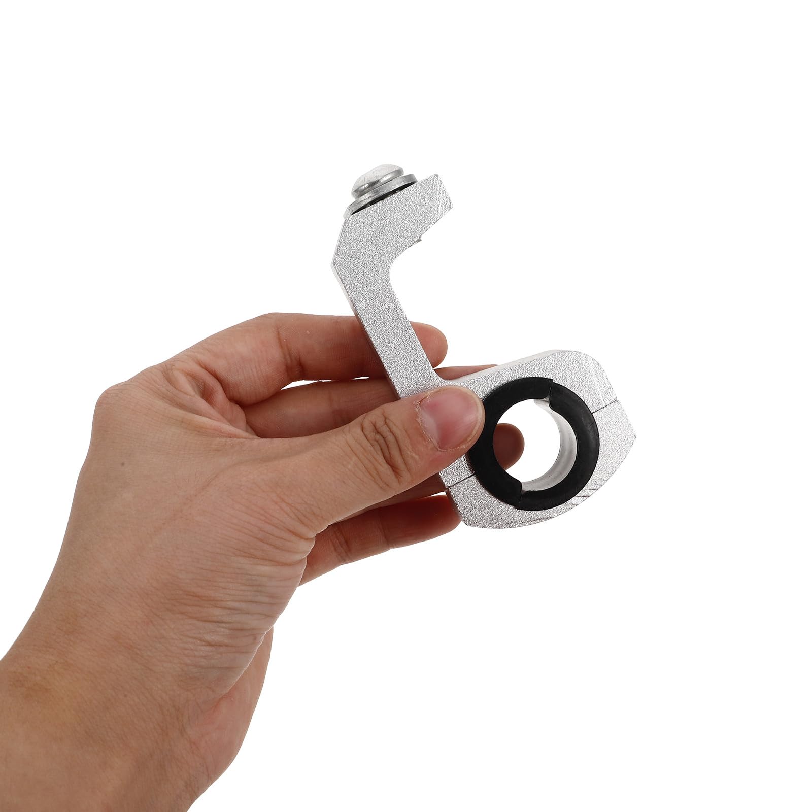 Supporto Paramani per Minimizzare la Resistenza al Vento 2 Pezzi per Moto da Cross in Metallo Argento Design Ergonomico Morsetto per Manubrio 22/28mm Adatto a Dirt Bike