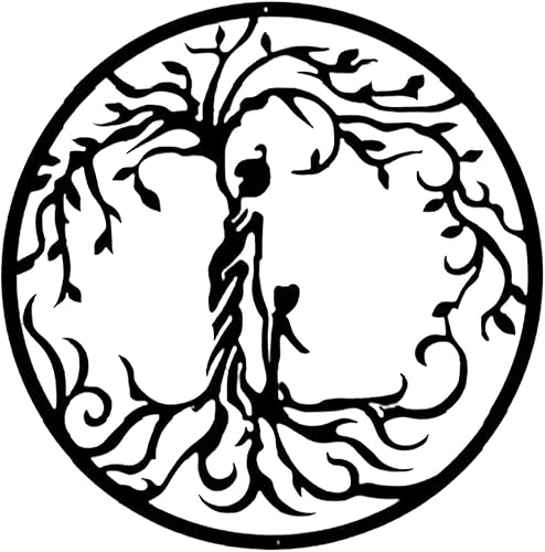 Miniatura 1 de sitfe Árbol de la vida de metal para madre con niños, esculturas colgantes de metal, decoración del hogar, árbol de la vida, arte personalizado,