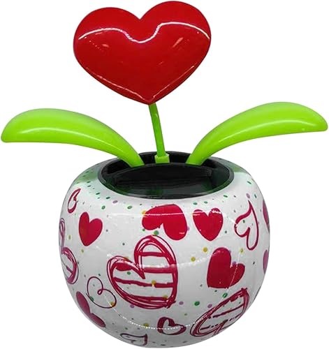 Juguetes solares de flores bailarinas con energía solar, juguetes de girasol bailarín, ornamento, muñeca oscilante para automóvil, oficina, hogar,