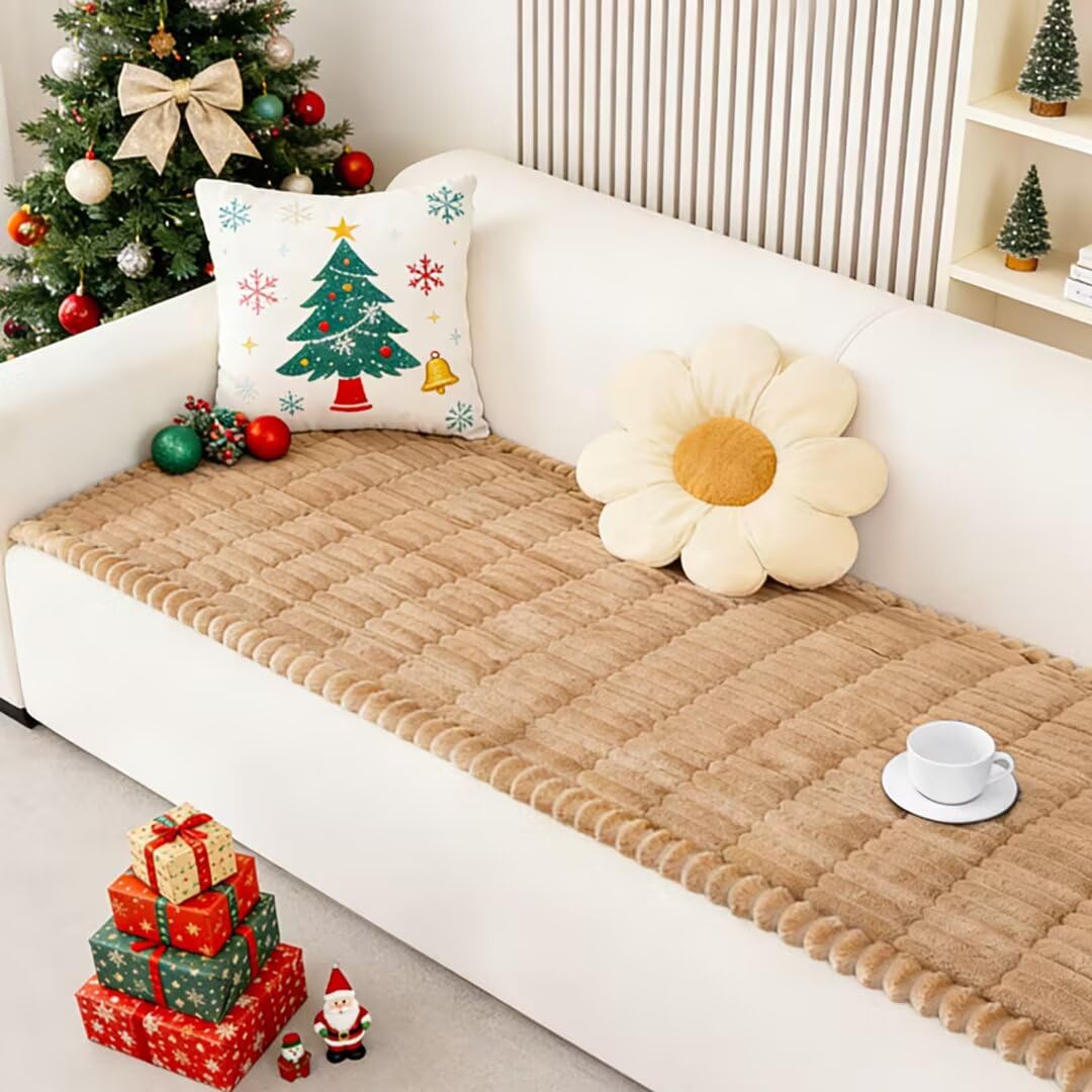 Husalari Couch Covers for Dogs, Washable Sofa Couch Cover for Pet, Couchs Covers for Cushion Sofa Pet Friendly, Non Slip Sofa Cover (27.6''*82.7''/70