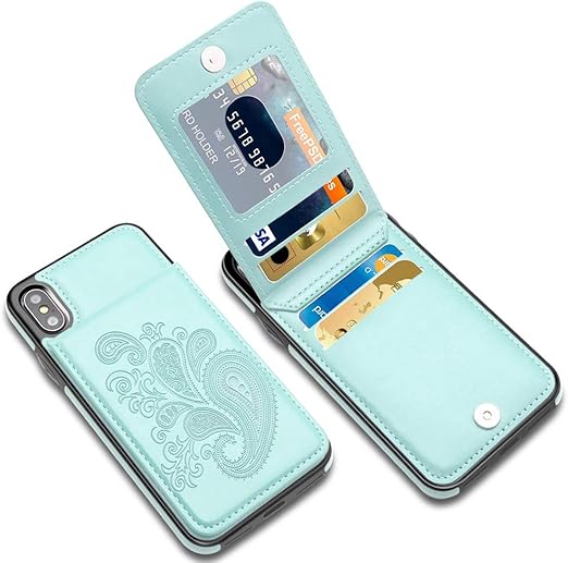Iphone x flip case with card holder Clearance
