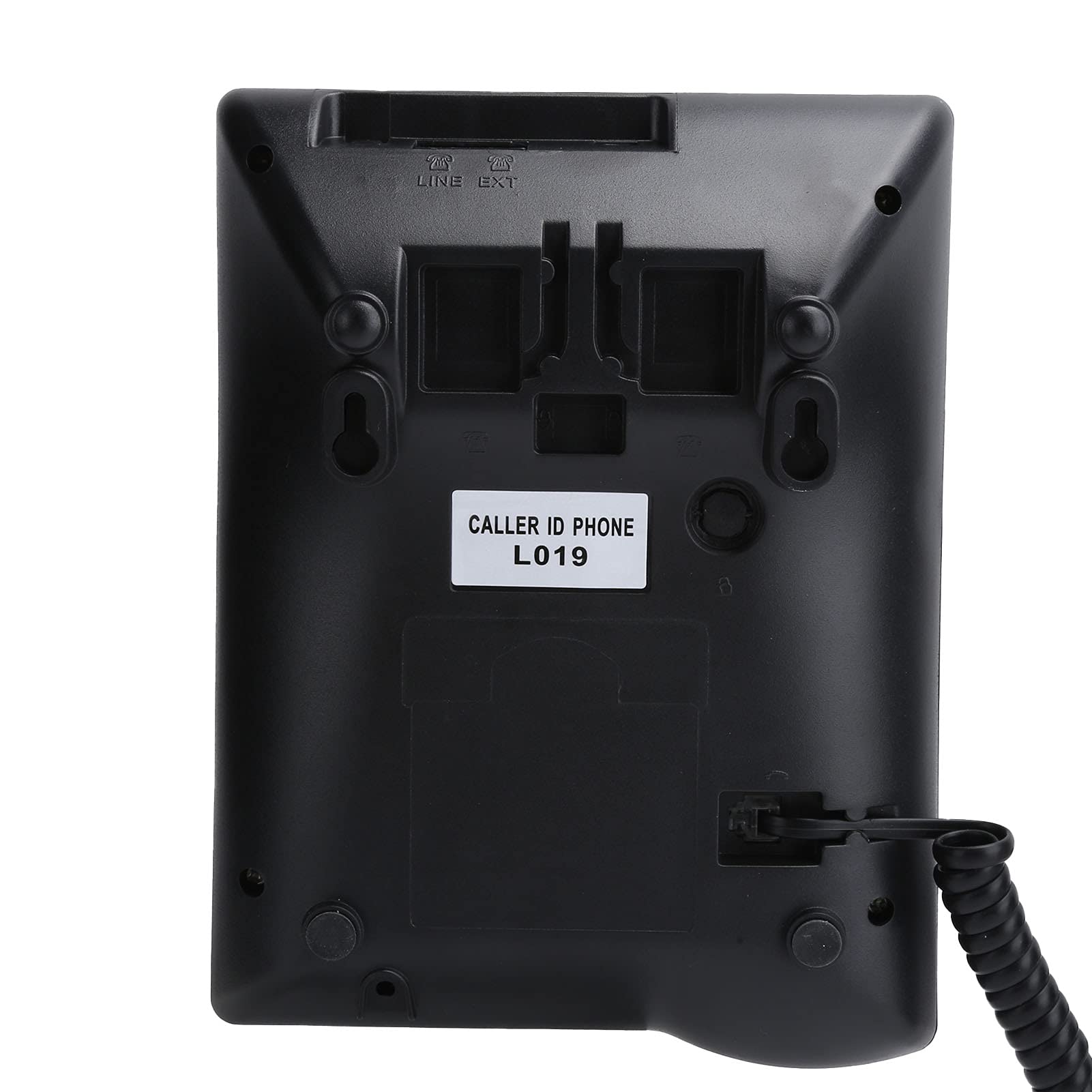 Schnurgebundenes Telefon, Kabelgebundenes Haustelefon, Telefon mit Großen Tasten für ältere Menschen, Anrufer ID-Anzeige/HD Anrufqualität (Rauschunterdrückung), Plug-and-Play. Schwarz