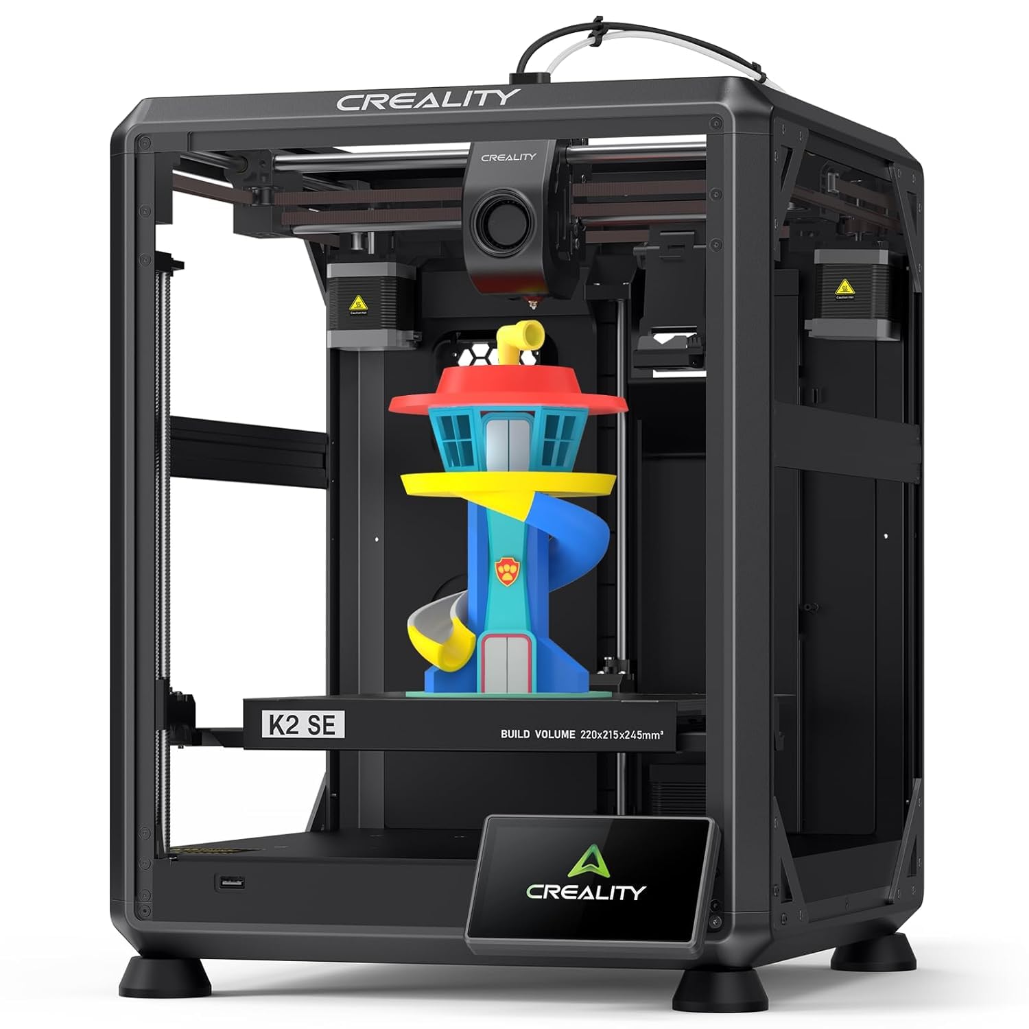 3IDEA Creality K2 SE 3D Printer, Support Multicolor Printing Needs CFS, 500mm/s High-Speed Printing, Auto Leveling, Vibration Control, Compact Desktop Upgrate 3D Printer, Print Size 220x215x245mm-picture-20