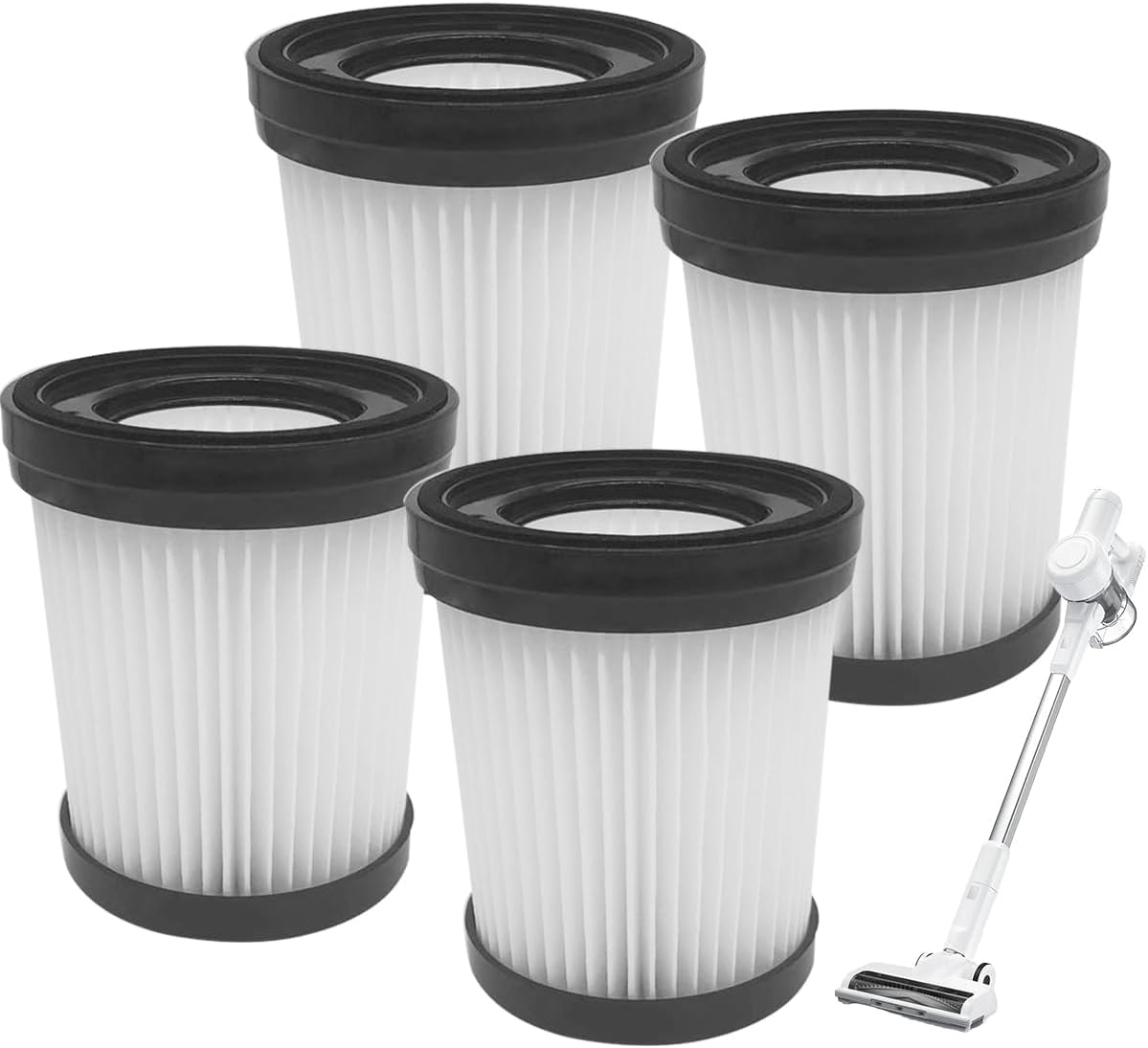 4 PCS Vacuum filter for for DUMOS Cordless Vacuum Cleaner