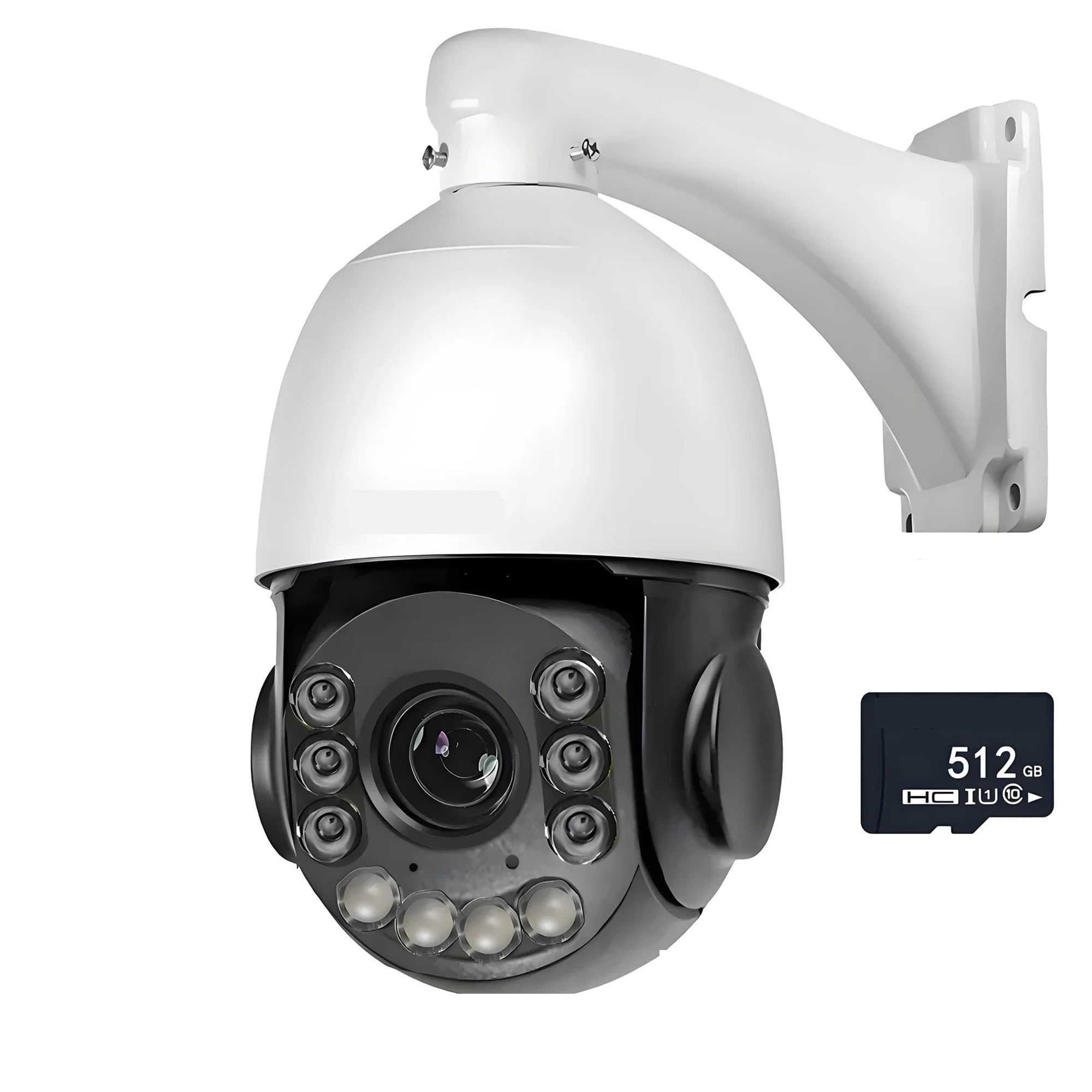 Oshpmbdlyfj Auto Varifocal H.265+ Laser Infrared Metal Smart Auto Tracking Cruise 8Mp 4K 54X Optical Zoom 360° Audio Ptz Speed Dome Poe Ip Camera