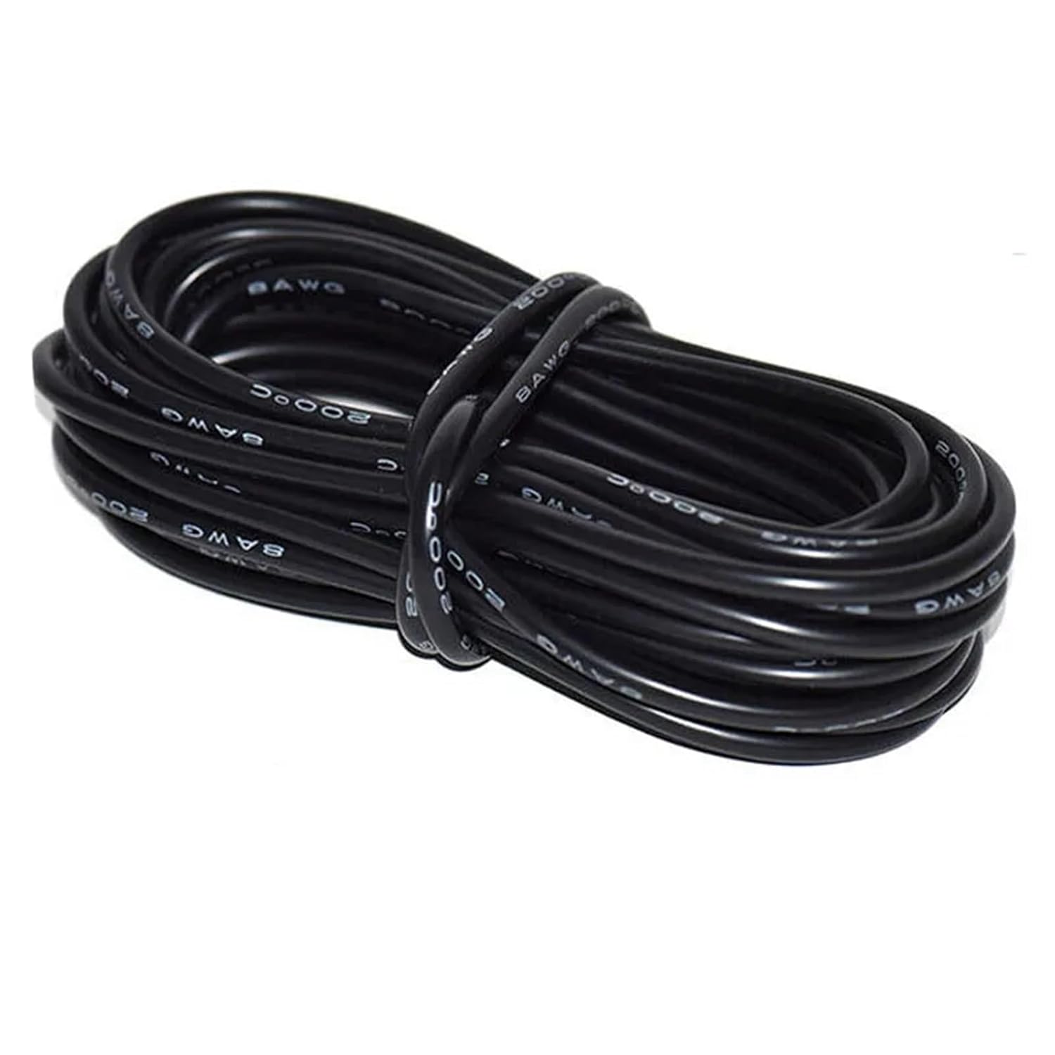 Super Soft Silicone Cable Household Battery Copper Wire 1.3mm2~25mm2 4AWG 8AWG 12AWG 16AWG Solar Power Inverter Extension Cord(Red,1M_12 AWG - 3.4MM2)