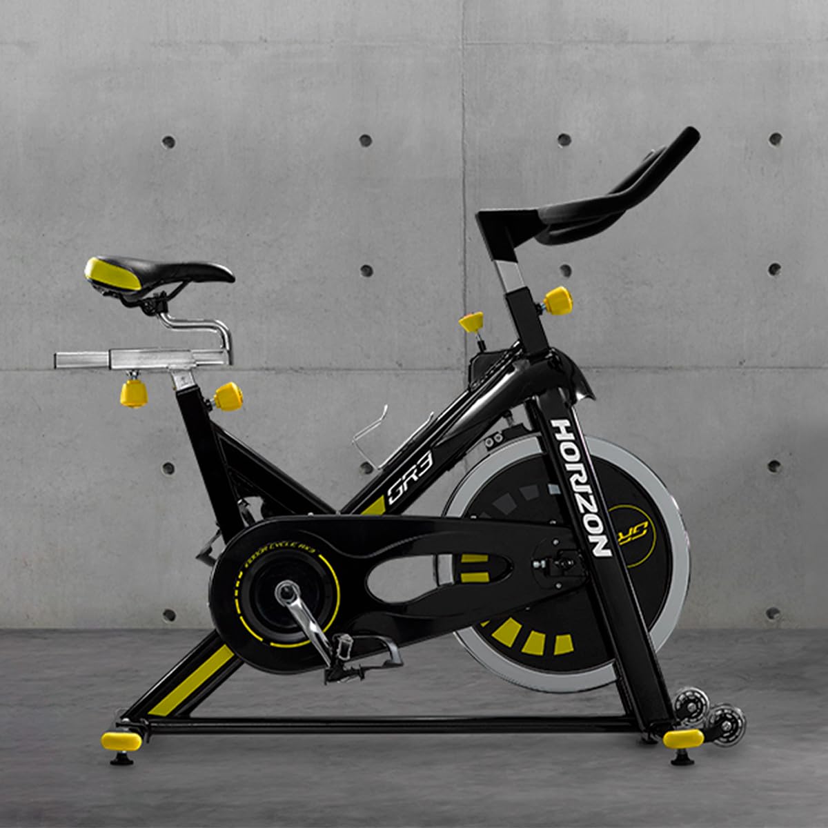 Horizon Fitness Cyclette GR3 - Indoor Spin Bike (Console Opzionale) - 124 x 49 x 116 cm