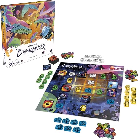 Cosmolancer Board Game | A Strategy Game by Reiner Knizia | Ages 9 and Up | 2 to 4 Players | 30 Mins. | Family Games for Kids, Teens, and Adults