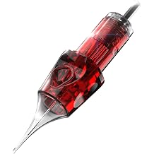 CNC 7RLT Tattoo Cartridges Needles #10 Bugpin 7 Round Liner Super Tight X-Taper Needle 20Pcs Disposable Cartridge with Membrane EN04X-20-1007RLT
