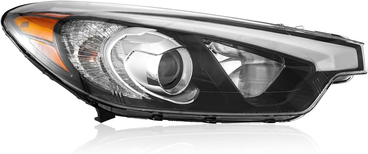 Compatible with 2014-2016 Kia Forte/Forte 5 Headlight Halogen & Projector Type Passenger Side