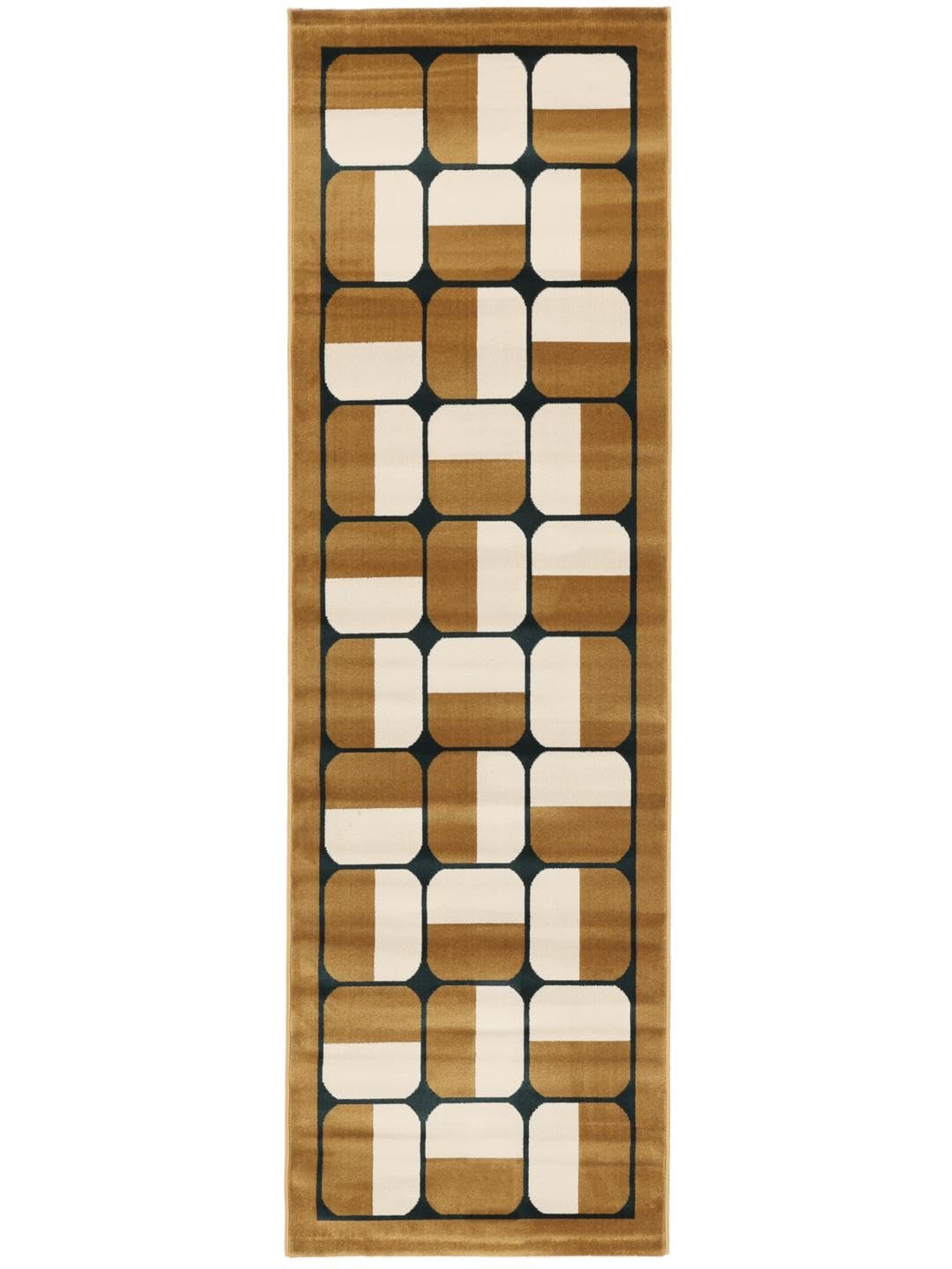 RugVista Miriam Tapis, 80 x 250 cm, Jaune Moutarde