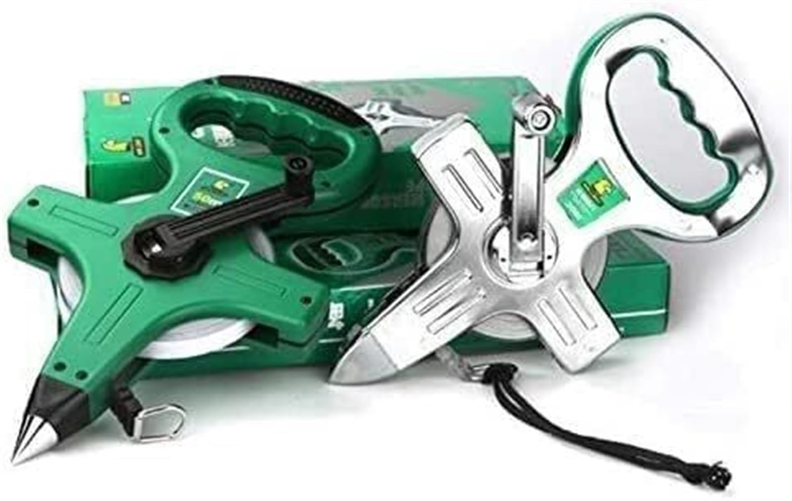 Herramienta de medición de cinta retráctil y portátil, regla blanda, cinta métrica 30M/50M/10M Regla de acero inoxidable Cinta métrica retráctil Herramientas de medición de construcción métrica (Size