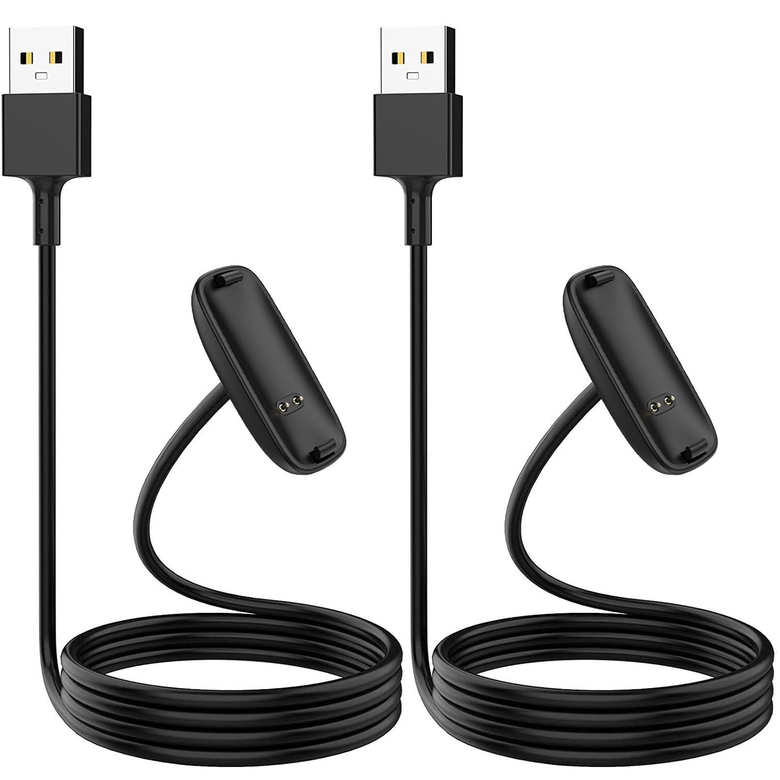 Mxiblu Charger Cable Replacement for Fitbit Inspire 2/Ace 3 Watch (2 Pack/3.3 Ft)