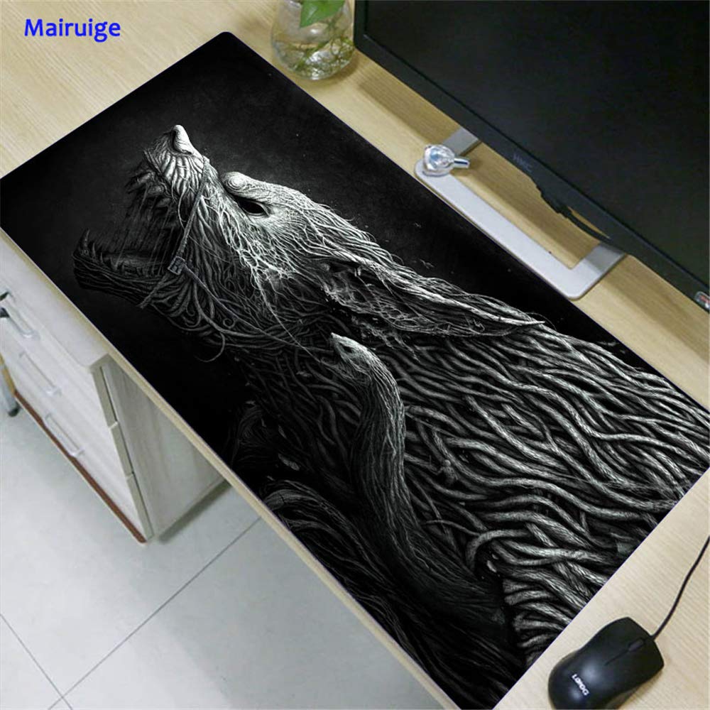 olwonow Non-Slip Rubber Mouse Mat HD Art Mouse Mat for Computer 3 M400 x 800 x 3 m