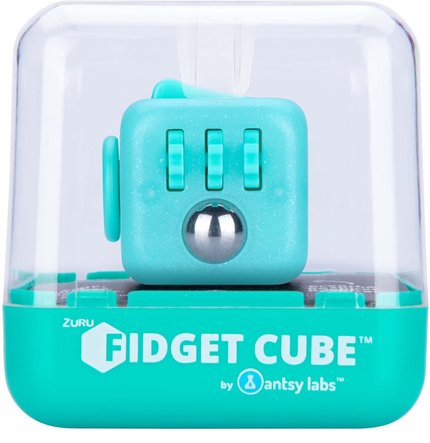ZURU Antsy Labs 8101D-D Original Fidget Cube anti-stress avec 6 fonctions pour adultes et enfants à partir de 3 ans Rose 35 mm
