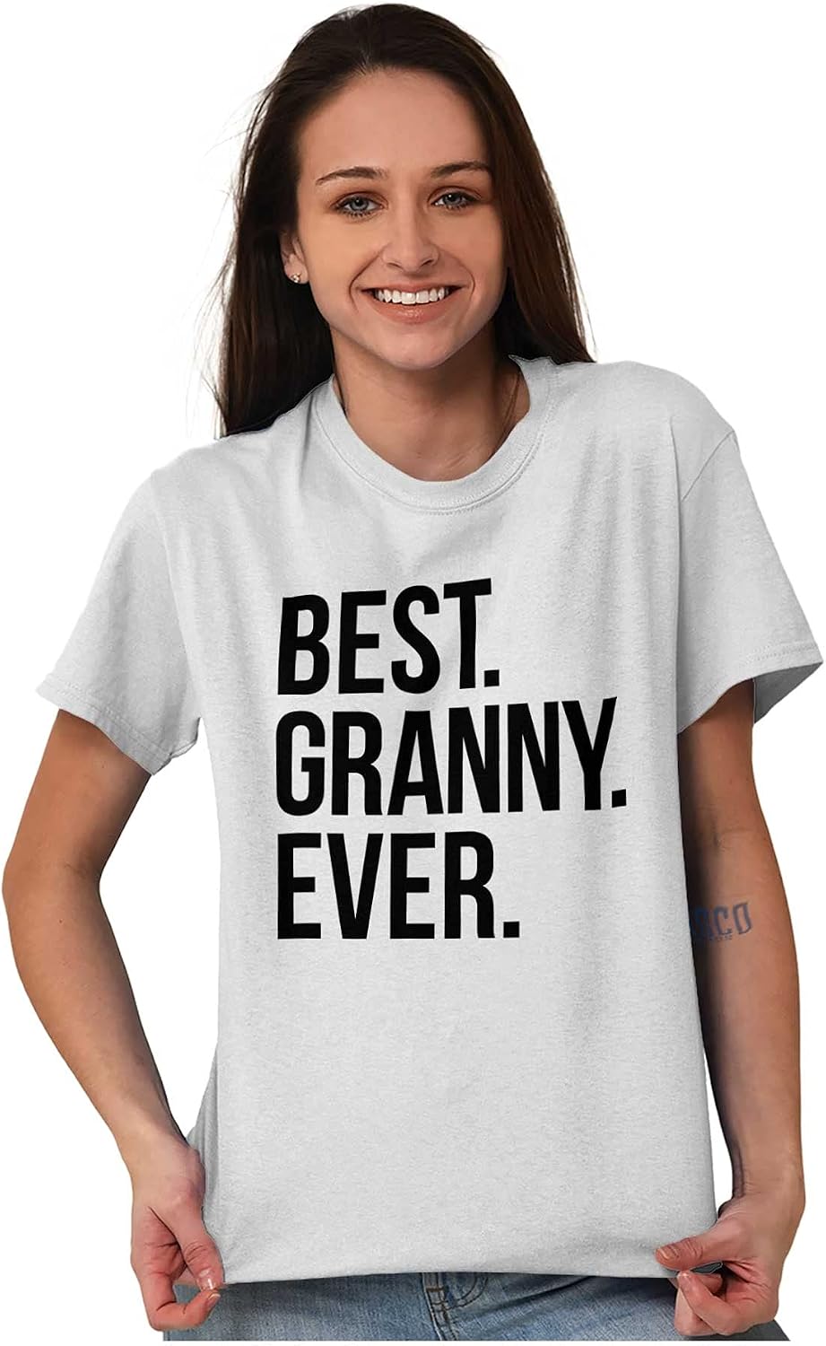 Best Granny Ever Grandma Grams Mother Womens Graphic T Shirt Tees
