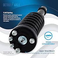 Vista 732 de Detroit Axle - Kit de suspensión delantera de 10 piezas para Chevy Aveo Aveo5 Pontiac G3 Wave 2 Ready Struts Assembly 2 Enlaces de barra