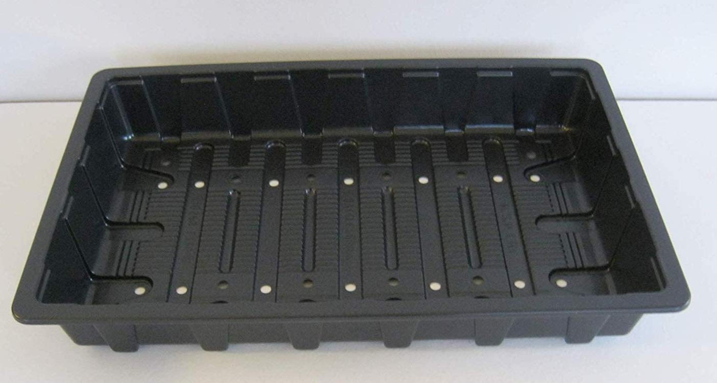 Gone Potty FULL SIZE ECONOMY SEED TRAYS WITH DRAINAGE HOLES (X10)