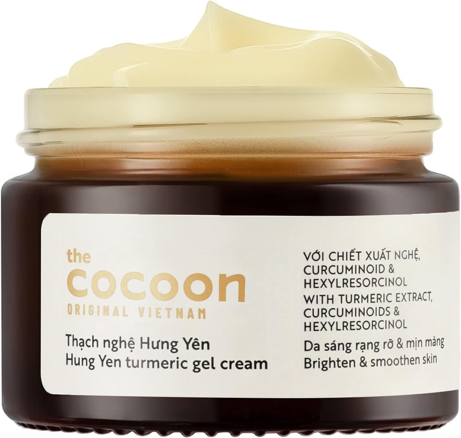 Cocoon Hung Yen Turmeric Gel Cream with Niacinamide + Turmeric to Visibly Improve the Look of Dark Spots, Anti-Oxidant and Even Skin Tone, For Nourished Skin, Pore & Sebum, Glass Skin, Vegan Skincare