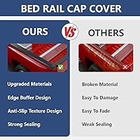 Vista 3 de PIT66 Tapa de Riel de Cama de Camión, Compatible con 1999 2000 2001 2002 2003 2004 2005 2006 2007 Chevy Silverado / 99-07 GMC Sierra 1.98m