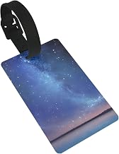 Durable Luggage Tags for Suitcases TSA Approved, Northern Lights, Bag Id Label, Luggage Tag for Travel & Bags, Waterproof PVC Identification Tag for Backpack, with Black Wristband