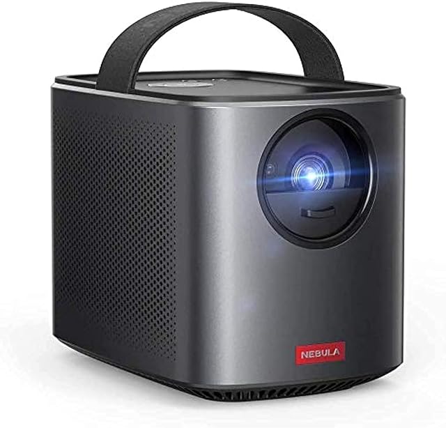 NEBULA by Anker Mars II Pro 500 ANSI Lumen Portable Projector, Black, 720p Image, Video Projector, 40 to 100 Inch Image TV Projector, Movie Projector, Home Entertainment