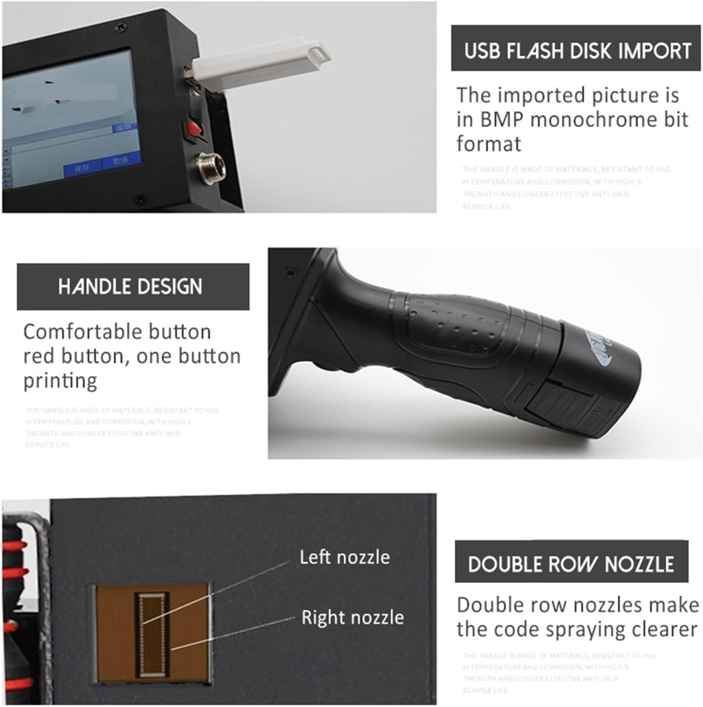 12.7Mm Variable Qr Barcode Digital Sign Label Portable Handheld Thermal Smart Inkjet Printer,Printer 3 Black Ink-1