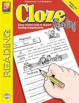 Paperback Remedia Publications Cloze Reading Level 2 Workbook: Reading Comprehension, Vocabulary, Critical Thinking, Elementary Reading Activities, Reproducible Worksheets for Grades Book