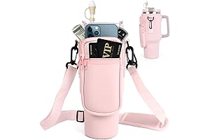 Water Bottle Carry Pouch compatible with Stanley Tumbler Cup