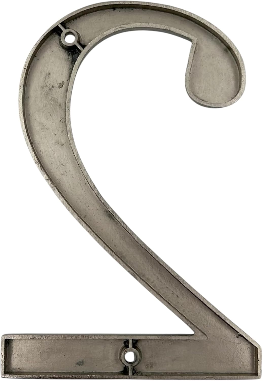 Satin Nickel 4" House Address Number (2)