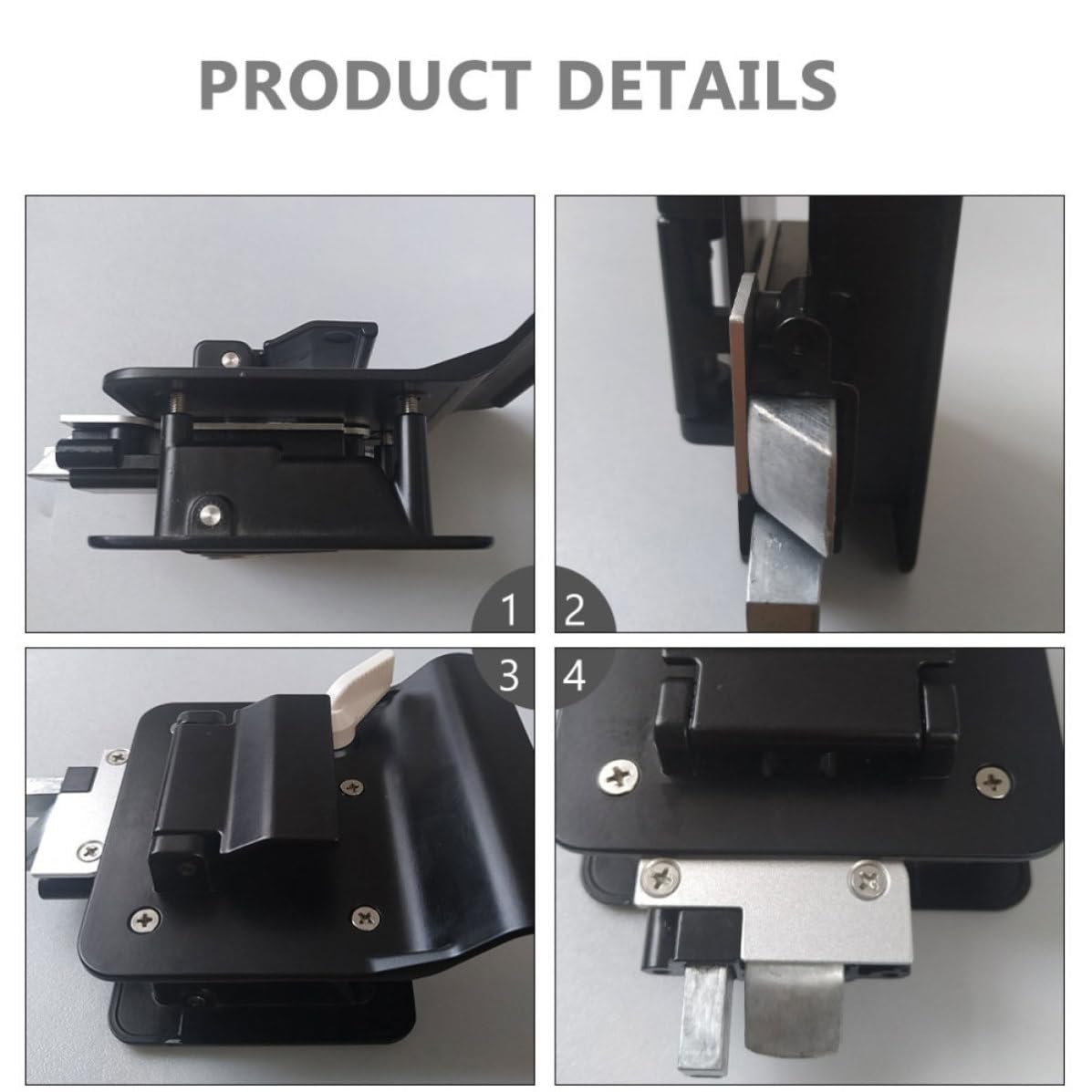 DECHOUS Loquet de Porte de VR en Alliage de Zinc pour Voyage Noir