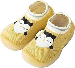 Zapatillas de bebé zapatillas cálidas de dibujos animados para niños pequeños zapatos de invierno forrados calcetines para niños