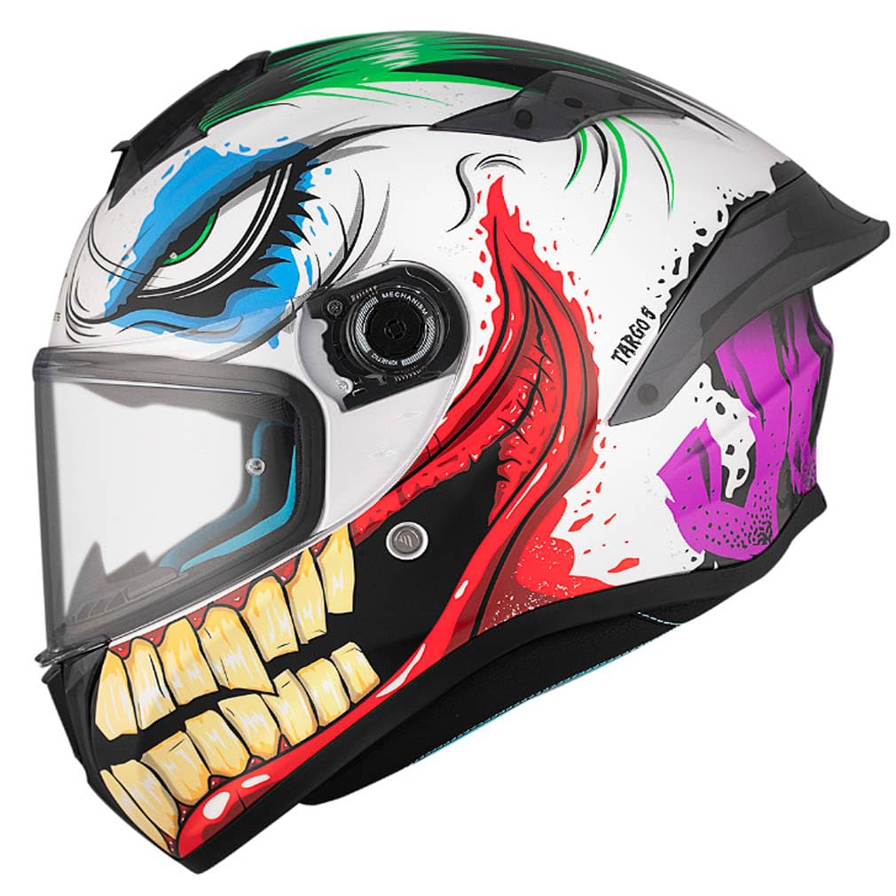 MT Helmets Targo S Joke - Casco de Moto Integral Joker Homologado 22.06