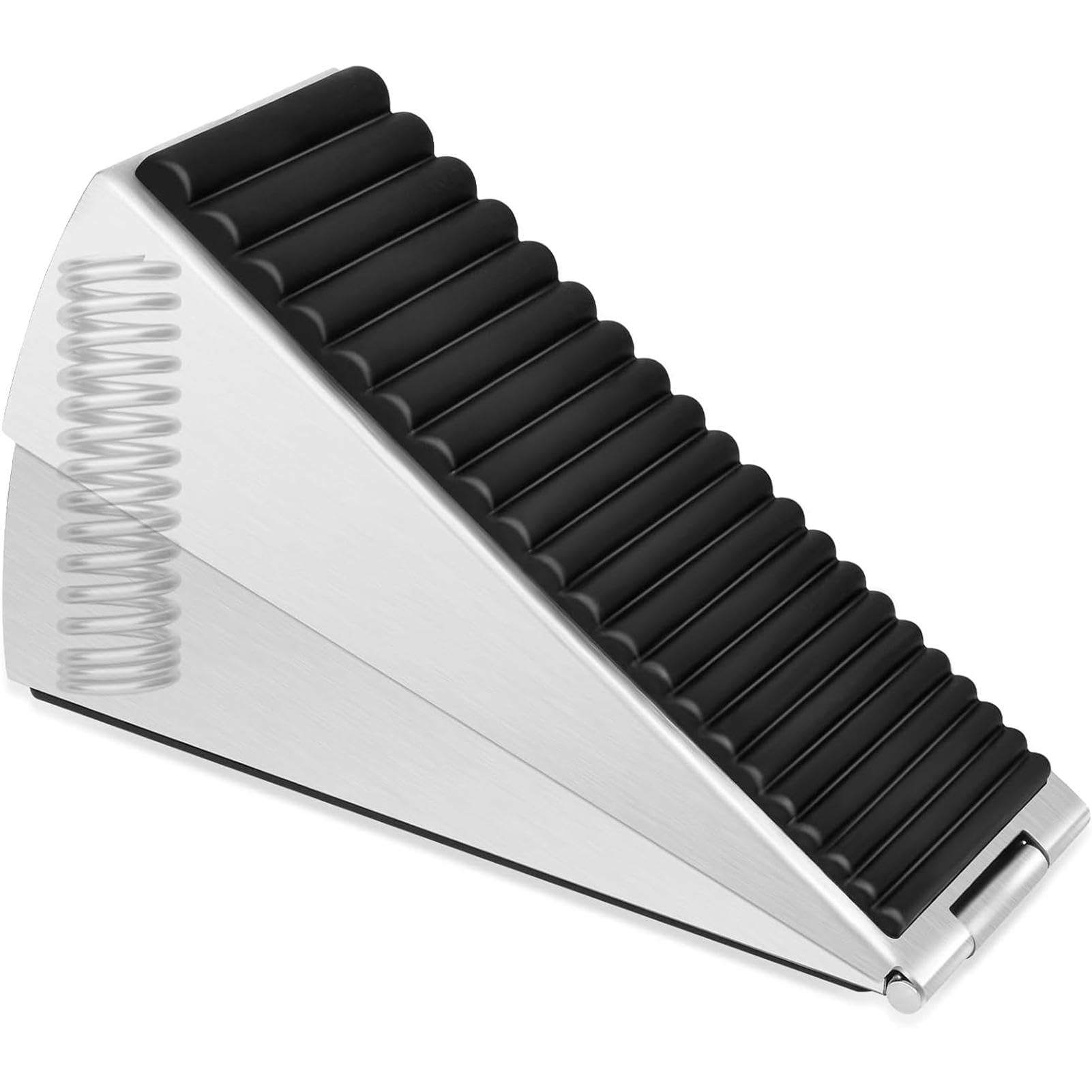 Door Wedges Indoors,Door Stopper, Heavy Duty Door Stop Wedge Extra Large Indoors,Steel Door Holder for Floor,Weighted Door Stopper(Size:5 INCH)