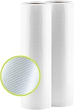 Vacuum Sealer Bag Rolls, 2 Rolls 25CM 30CM(9.8 11.81 Inch), Commercial Grade Food Saver Bags, Seal a Meal Bags Vacuum Sealer Freezer Bags for Vac Storage, Meal Prep or Sous Vide (2 Rolls -30" x 5"m)