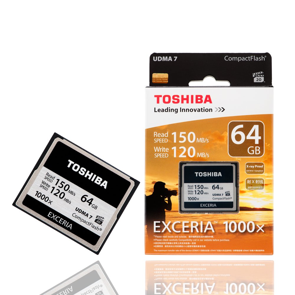TOSHIBA EXCERIA 64GB CompactFlash TOSHIBA EXCERIA 64GB