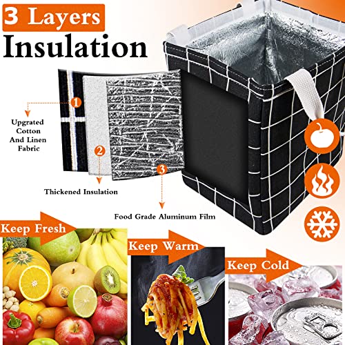 Daixers DD01 Lunch Bag Insulated Lunch Box For Women Men,Reusable Adult Lunch Tote Bags For Work Or Travel thumb #3